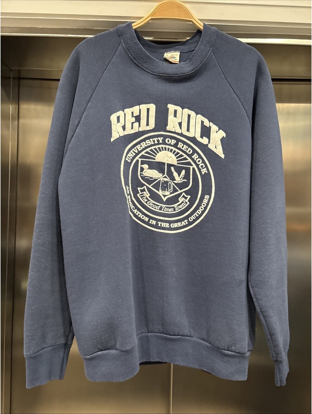 Vintage 90’s Navy Blue University Of Red Rock Crewneck